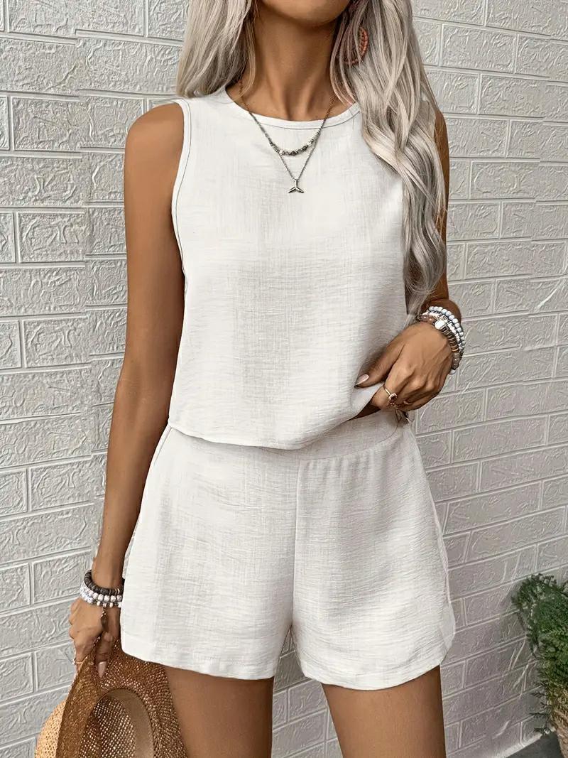 Frauen Boho Chic Häkeln Rücken Jumpsuit Sovae