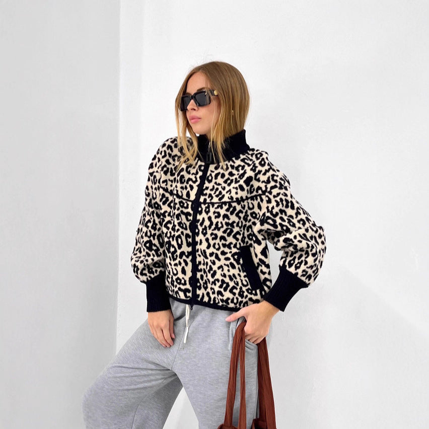 Damen Kuscheliger Teddy-Fleece-Jacke im Tiermotiv Sovae