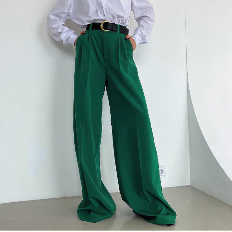 Damen Weite Palazzo-Hose mit eleganter Taillierung und modischem Schnitt Sovae