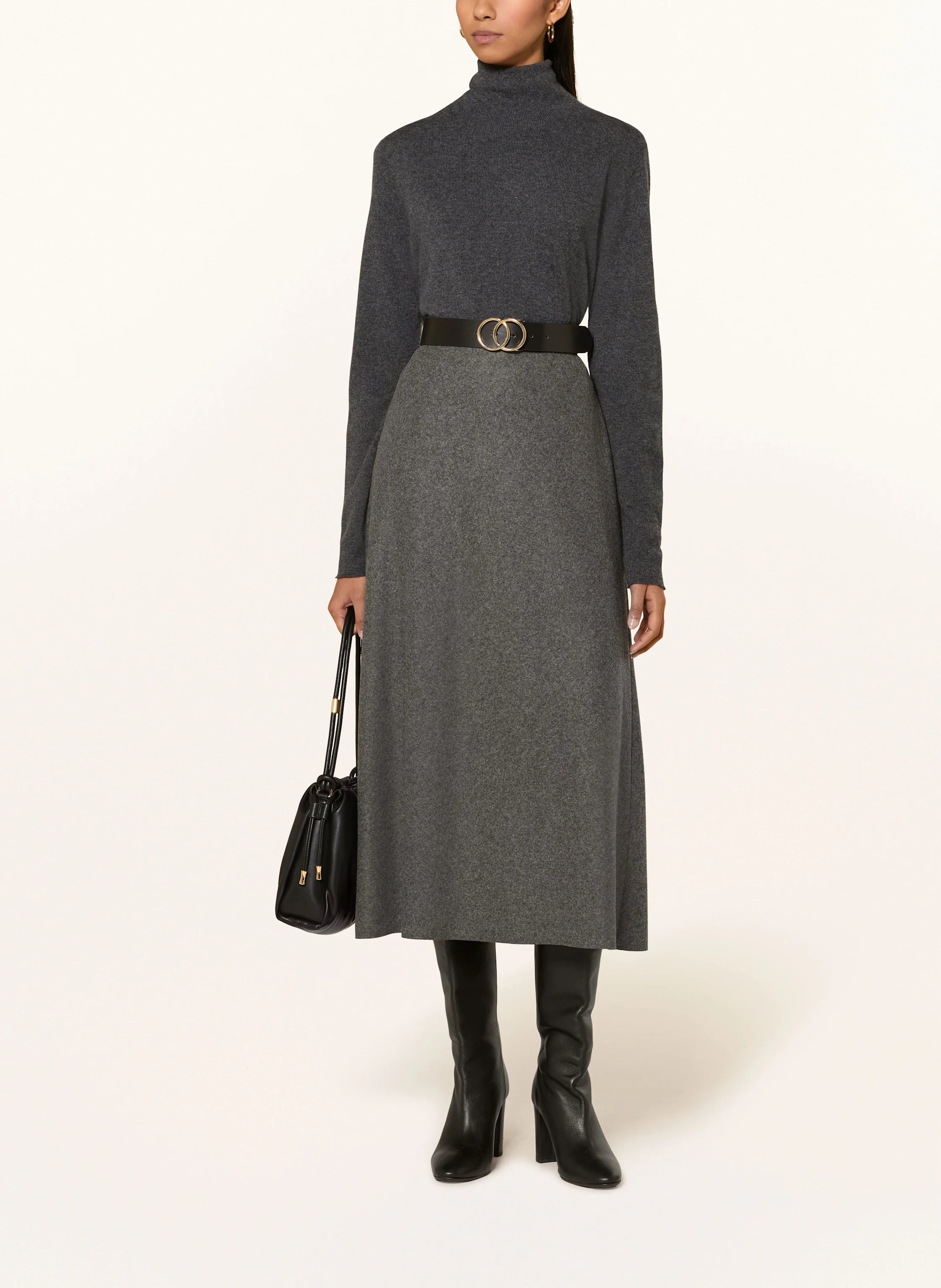 A-Linien-Rock aus Wollmischung