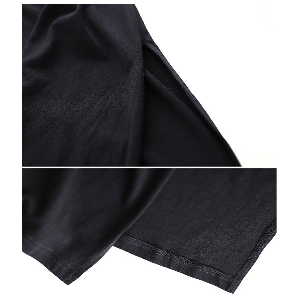 Damen Maxi-Kleid mit seitlichem Schlitz und geschmeidigem Schnitt Sovae