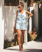 Damen luftige Bluse mit modischem Volant Sovae