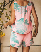 Damen luftige Bluse mit modischem Volant Sovae