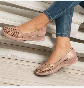 Damen Komfortable Ballerinas mit atmungsaktivem Design und rutschfester Sohle Sovae