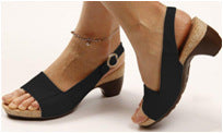 Damen Absatzsandalen mit eleganten Schnallen und komfortablem Fußbett Sovae