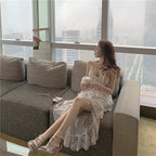 Damen Stylische Latzhose Sovae