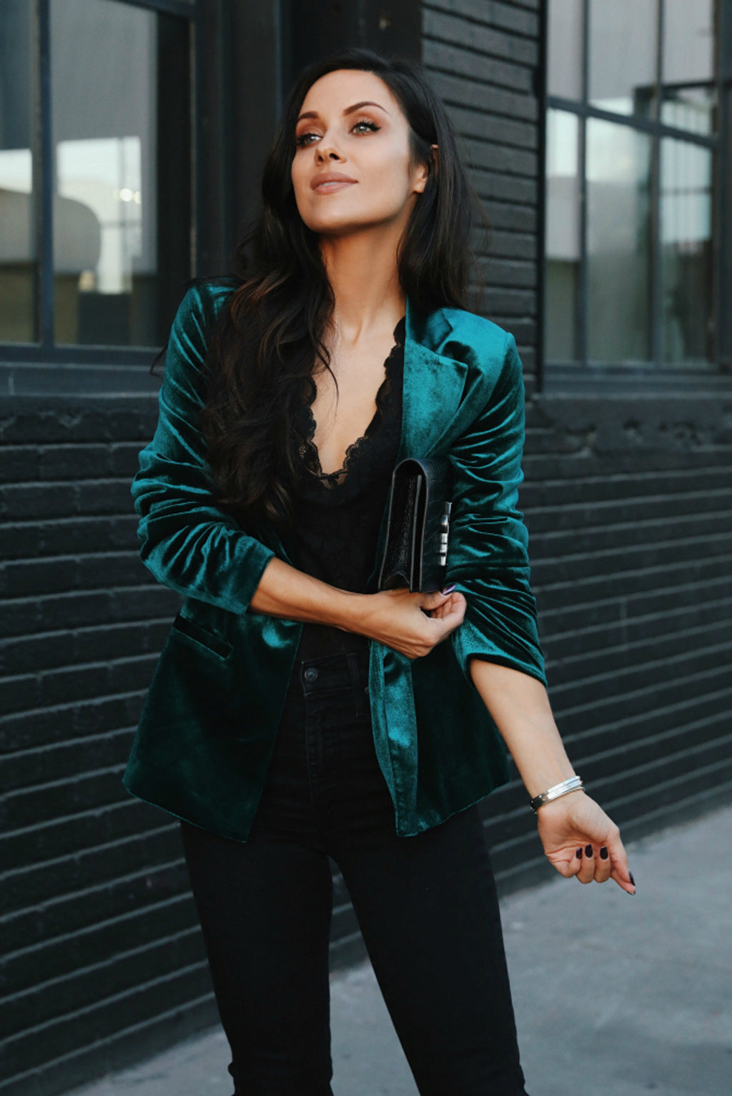 Damen Veloursblazer Sovae