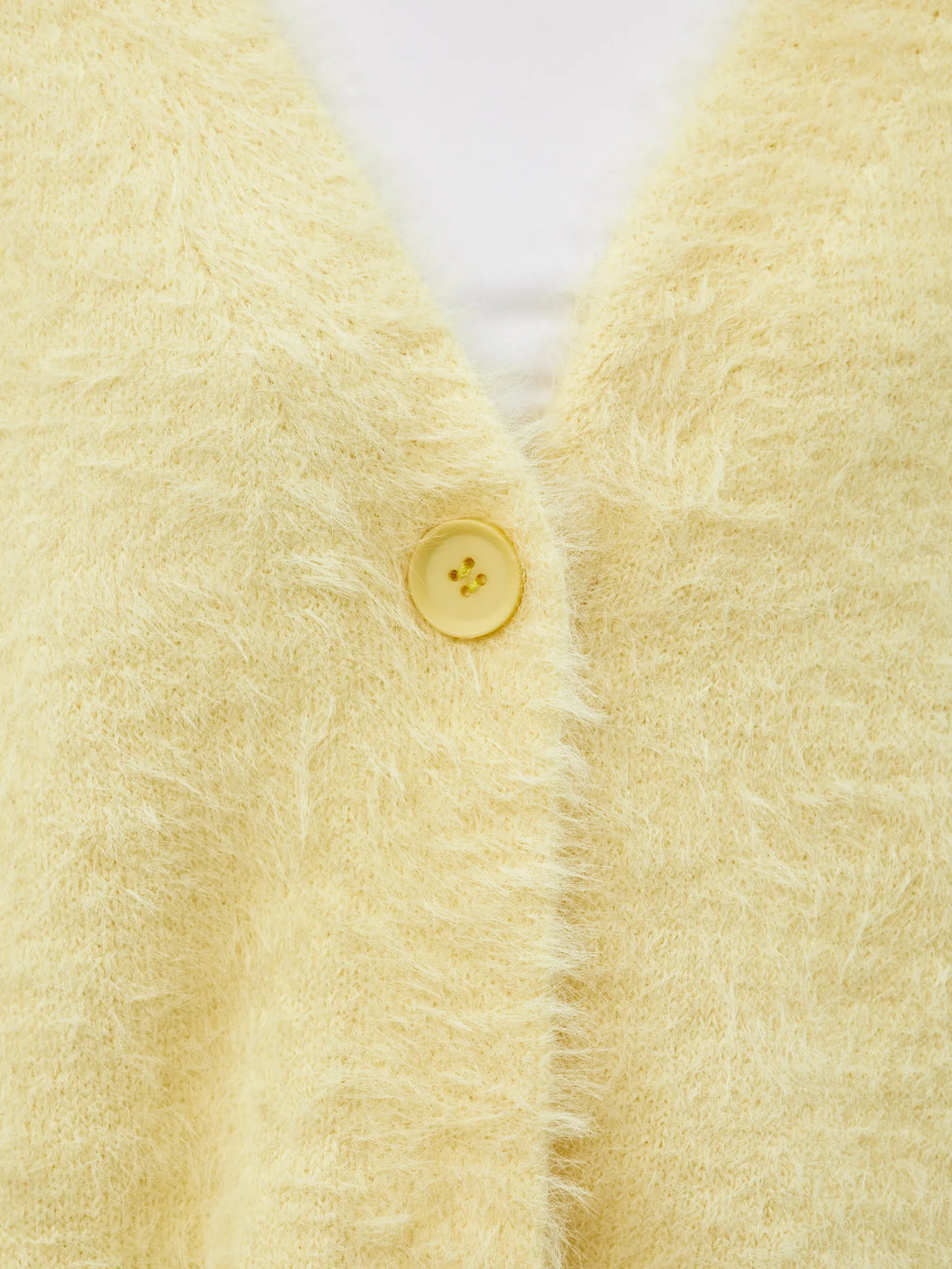 Damen kuschelige Strickjacke mit weichem Mohair-Mix und eleganter Knopfleiste Sovae