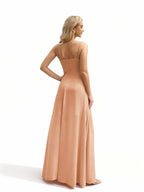 Sovae | Brautjungfernkleid mit Wasserfallausschnitt