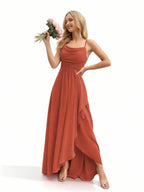 Sovae | Brautjungfernkleid mit Wasserfallausschnitt