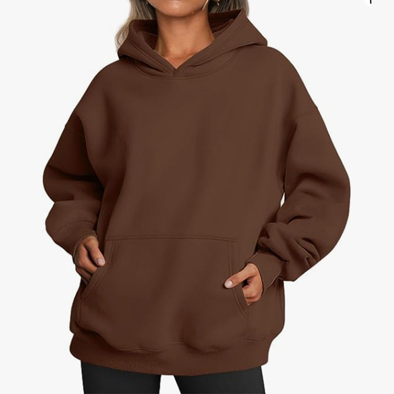 Damen oversized Kapuzenpullover Sovae
