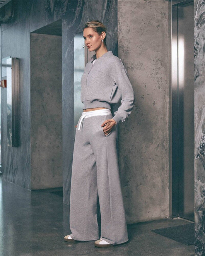 Damen Sportliches Lounge-Set mit weitem Schnitt Sovae