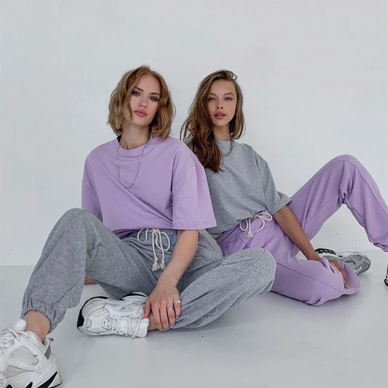 Damen Sporthose mit elastischem Bund und seitlichen Taschen Sovae