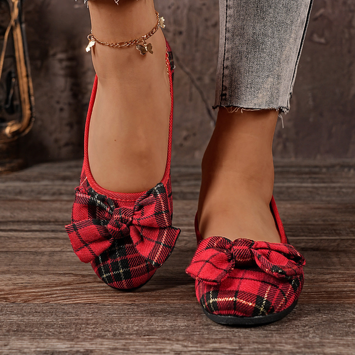 Damen Ballerinas mit charmantem Schleifen-Design Sovae