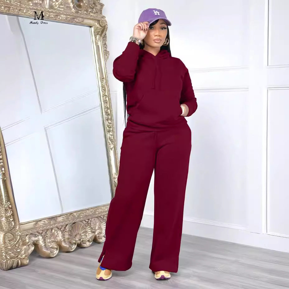 Damen entspannter Hooded Sweatsuit Sovae