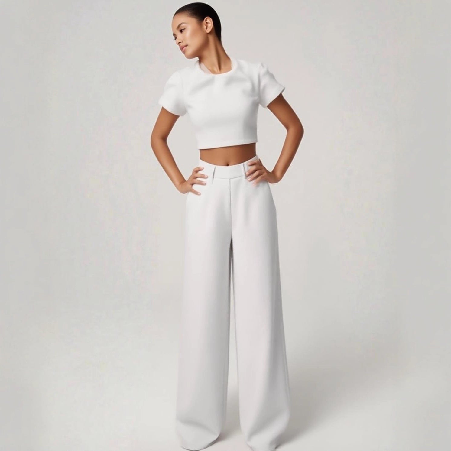 Damen Weitgeschnittene Culottes mit auffälligem Schleifen-Detail Sovae