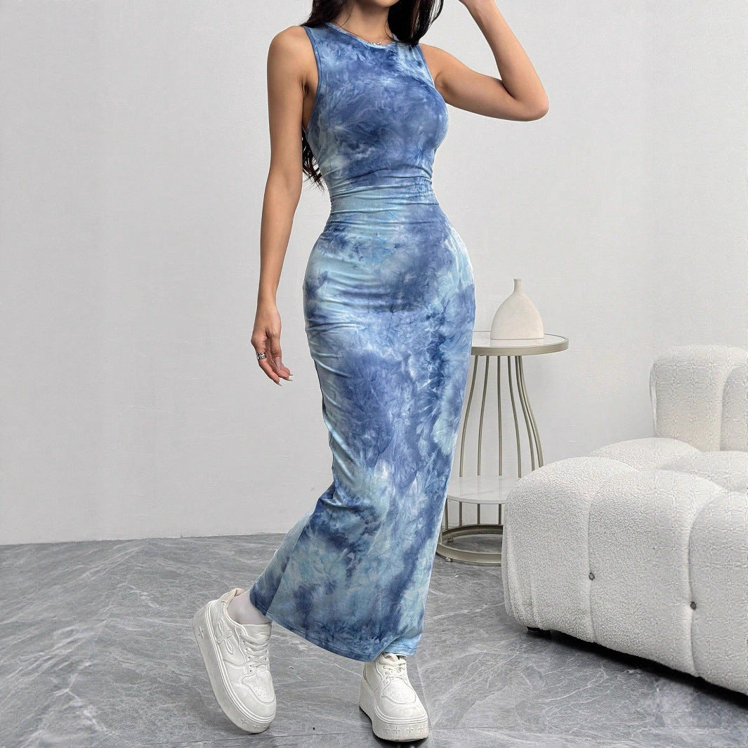 Damen Maxikleid Sovae