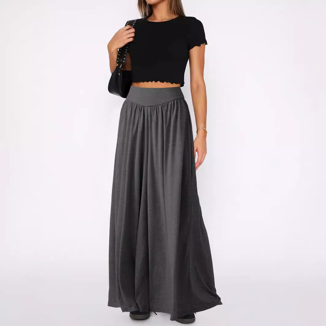 Damen Luftiger Maxirock Sovae