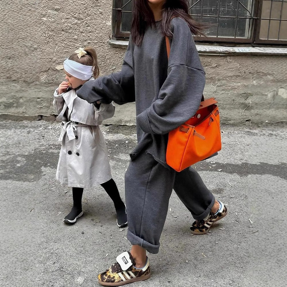 Damen Oversized Loungewear Set mit modischem Schnitt Sovae