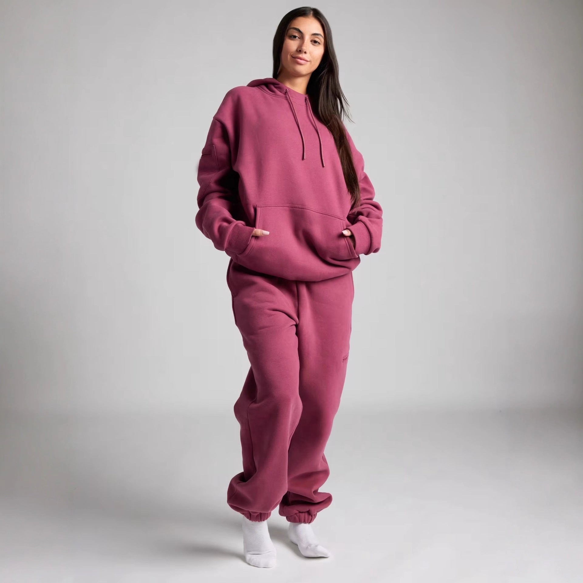 Damen Kapuzenpullover mit integrierter Schlafmaske Sovae