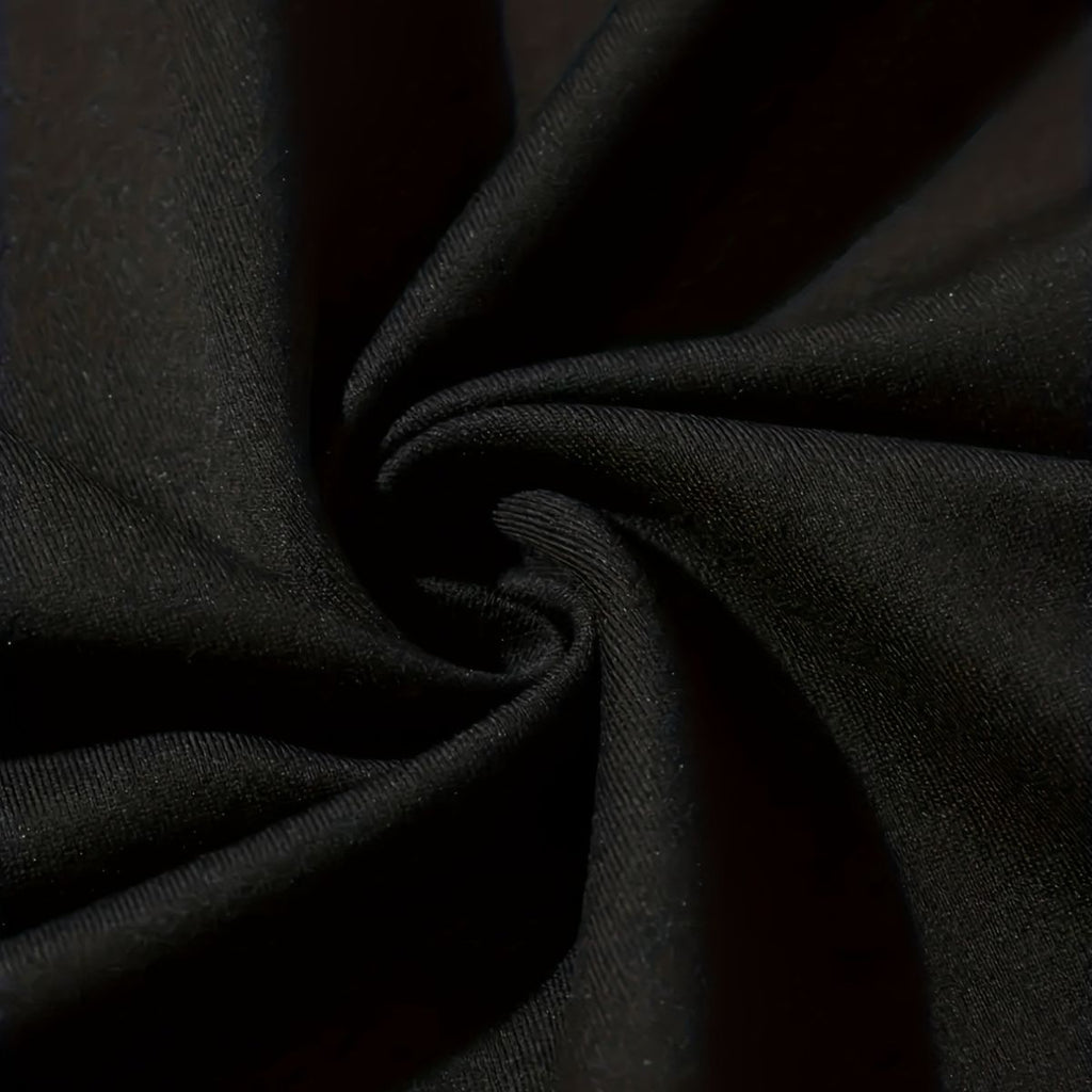 Damen lässiges Midi-Kleid mit Rundhalsausschnitt und figurbetontem Schnitt Sovae