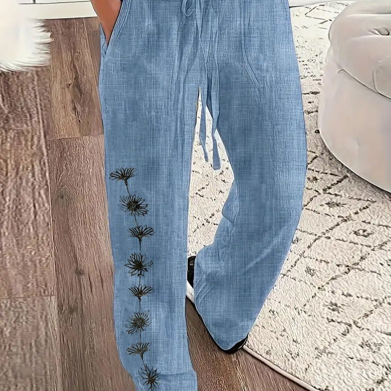 Damen lässige und stylische Leinenhosen Sovae