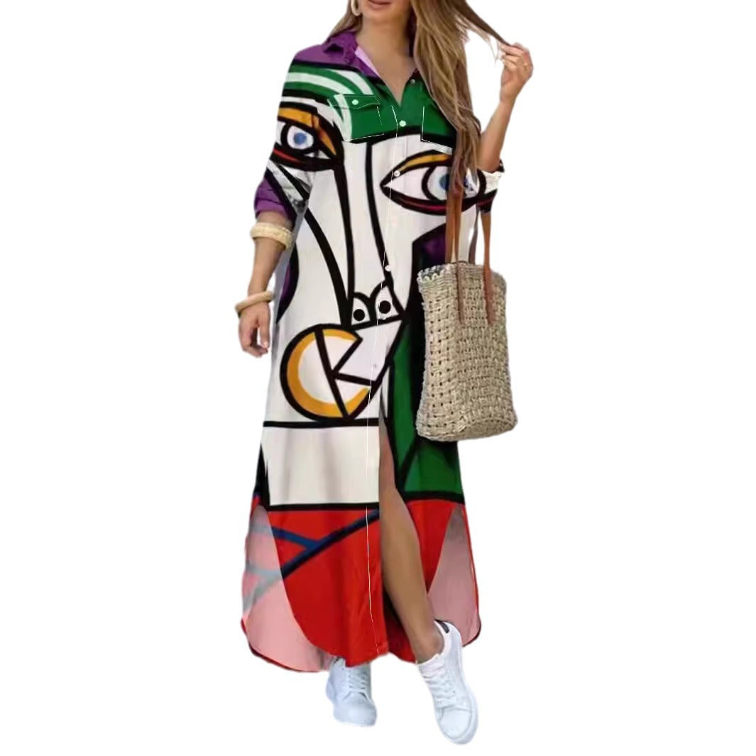 Damen Maxikleid Sovae