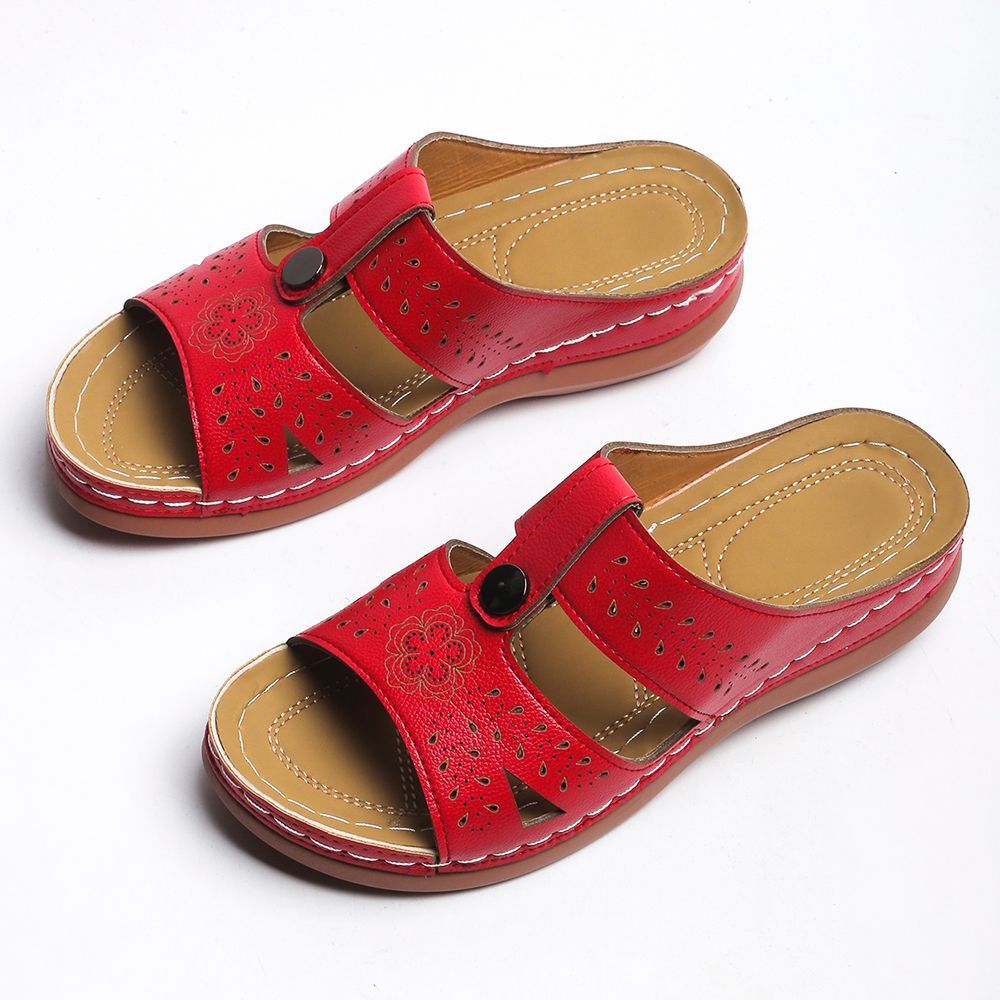Damen Komfortable und elegante Clogs mit atmungsaktiven Perforationen und flexiblem Fußbett Sovae