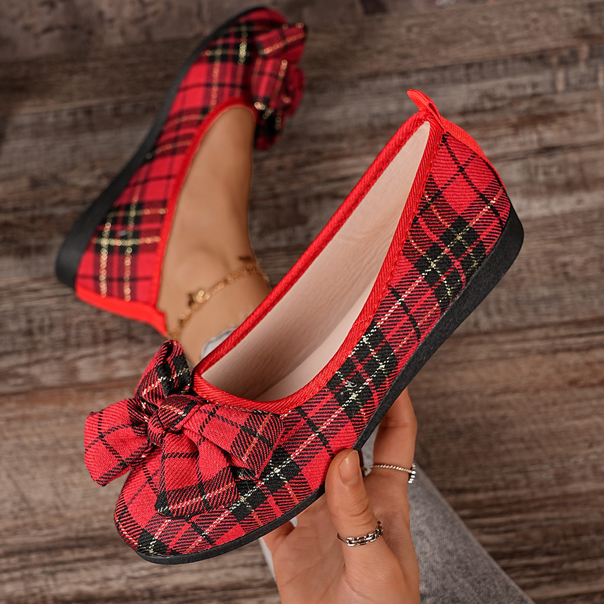 Damen Ballerinas mit charmantem Schleifen-Design Sovae