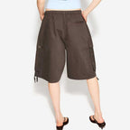 Damen lässige Cargo-Shorts mit praktischen Taschen Sovae