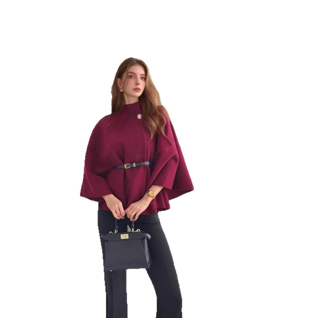 Damen elegante Capejacke Sovae
