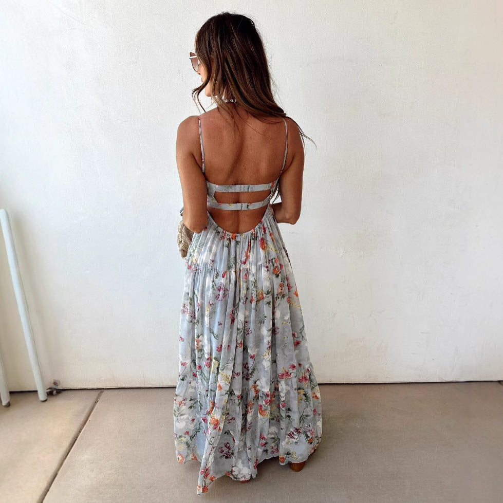 Damen Maxikleid Sovae