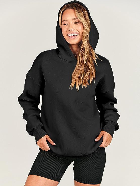 Damen Oversize Kapuzenpullover Sovae