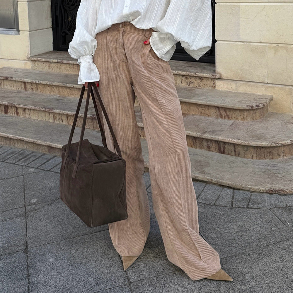 Damen Weite Cordhose Sovae