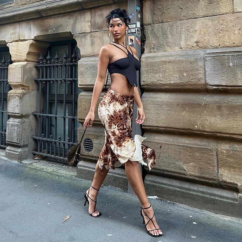 Damen Sportliches Bustier mit elegantem Rüschendetail Sovae