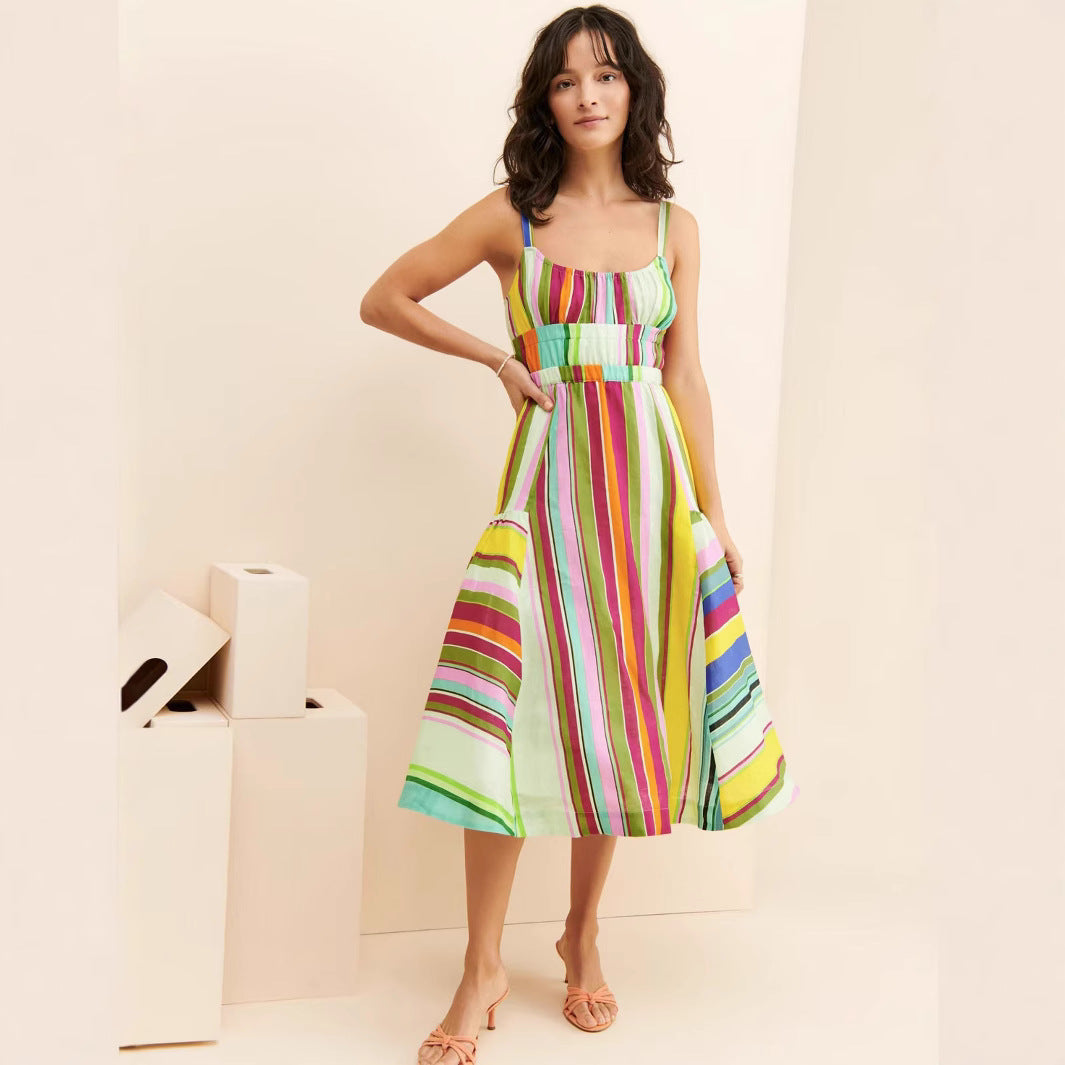 Damen Maxikleid Sovae
