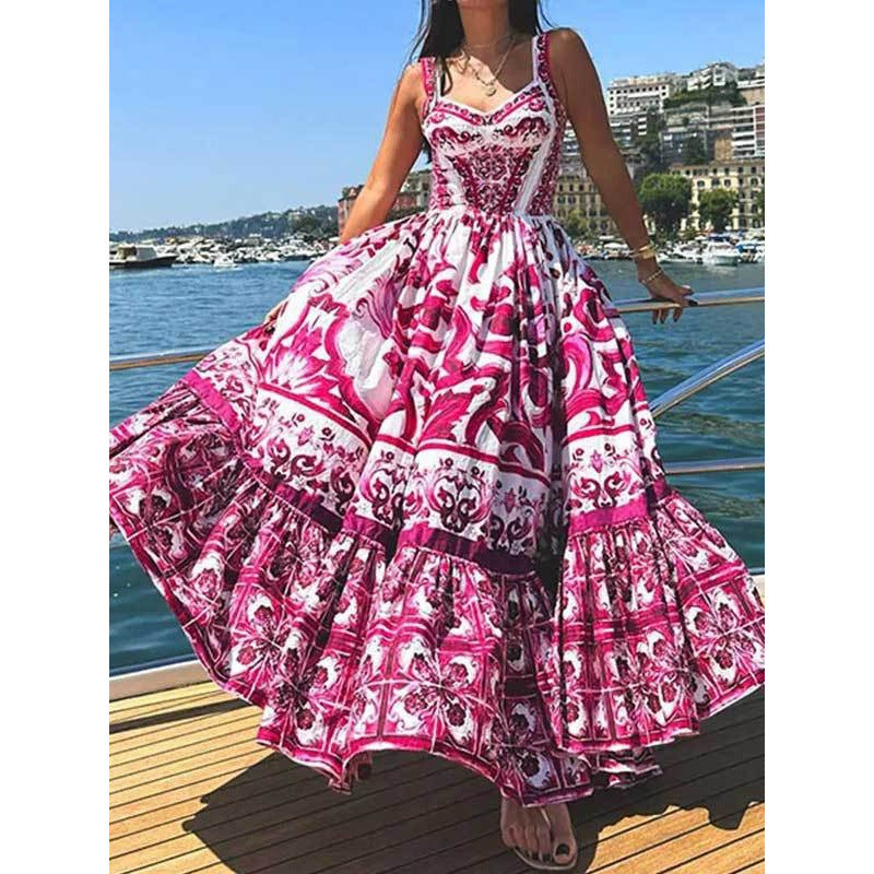 Damen Maxi-Kleid Sovae