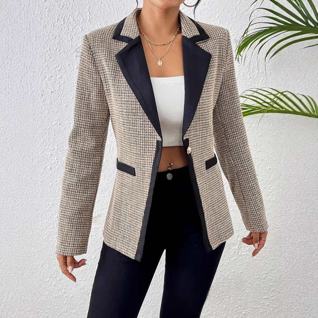 Damen klassischer Blazer mit Oversized-Schnitt Sovae