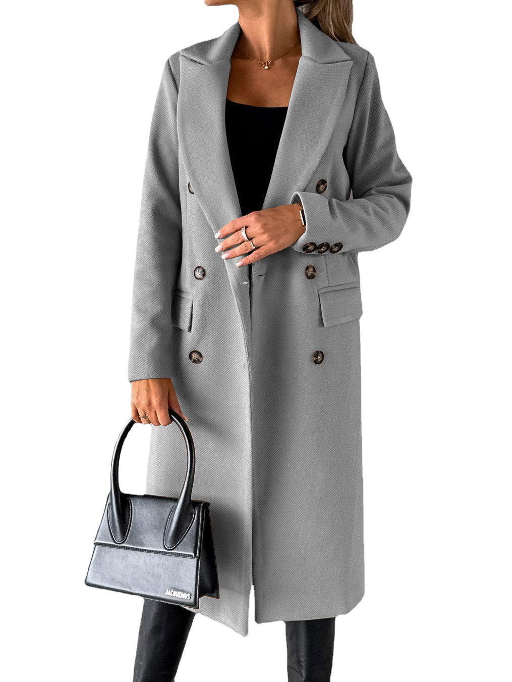 Damen Eleganter und modischer doppelter Blazer Sovae