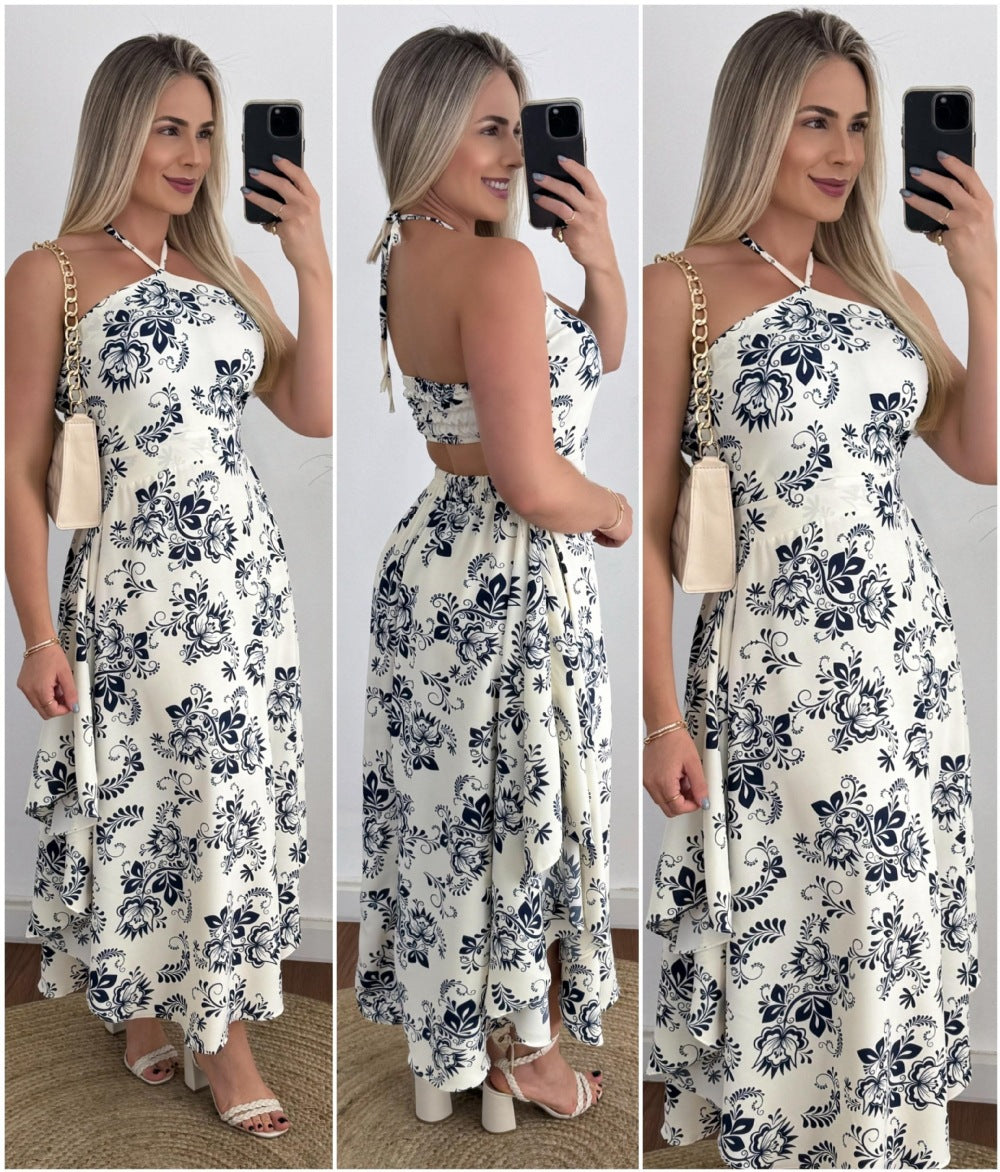 Damen Maxikleid Sovae