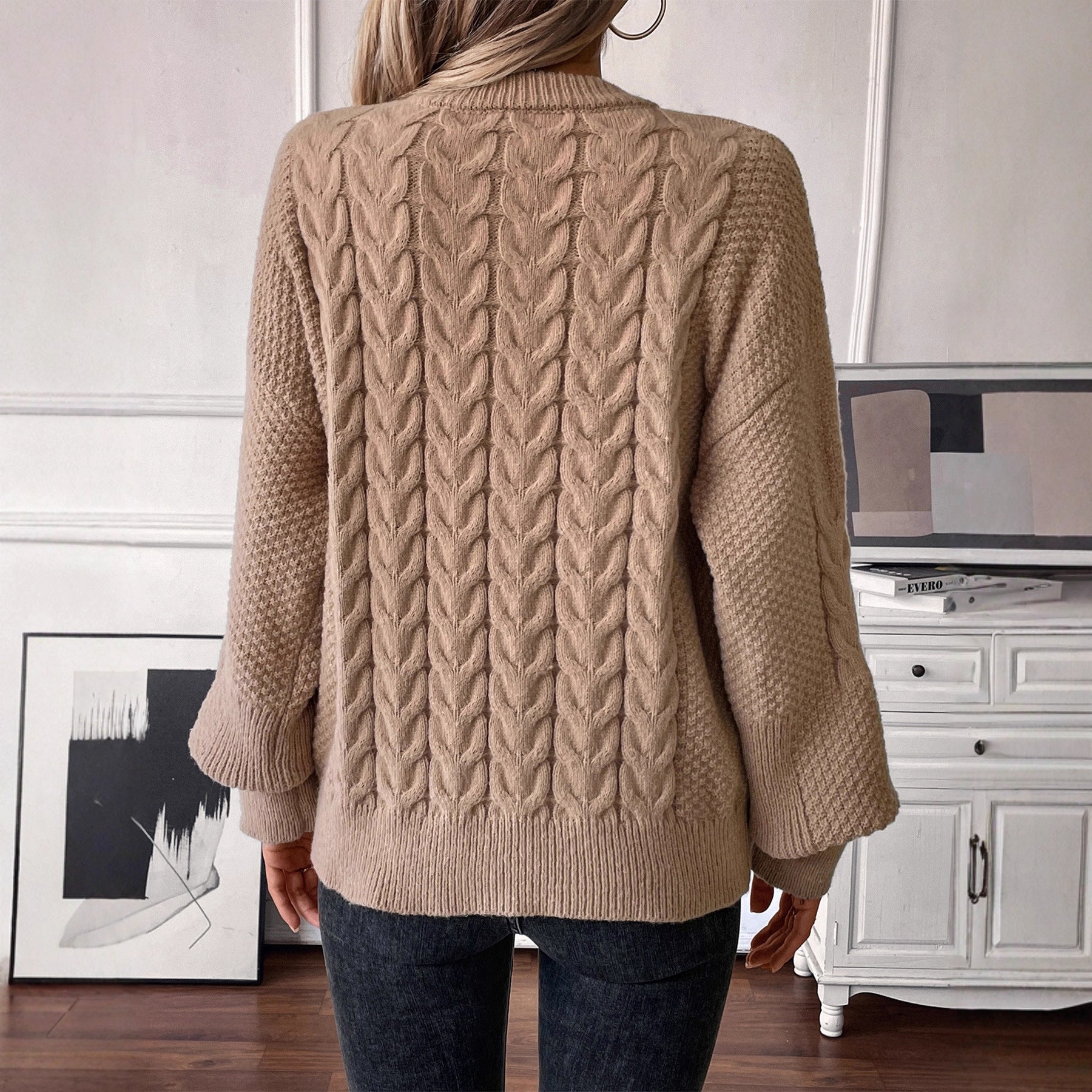 Damen Strickpullover Sovae