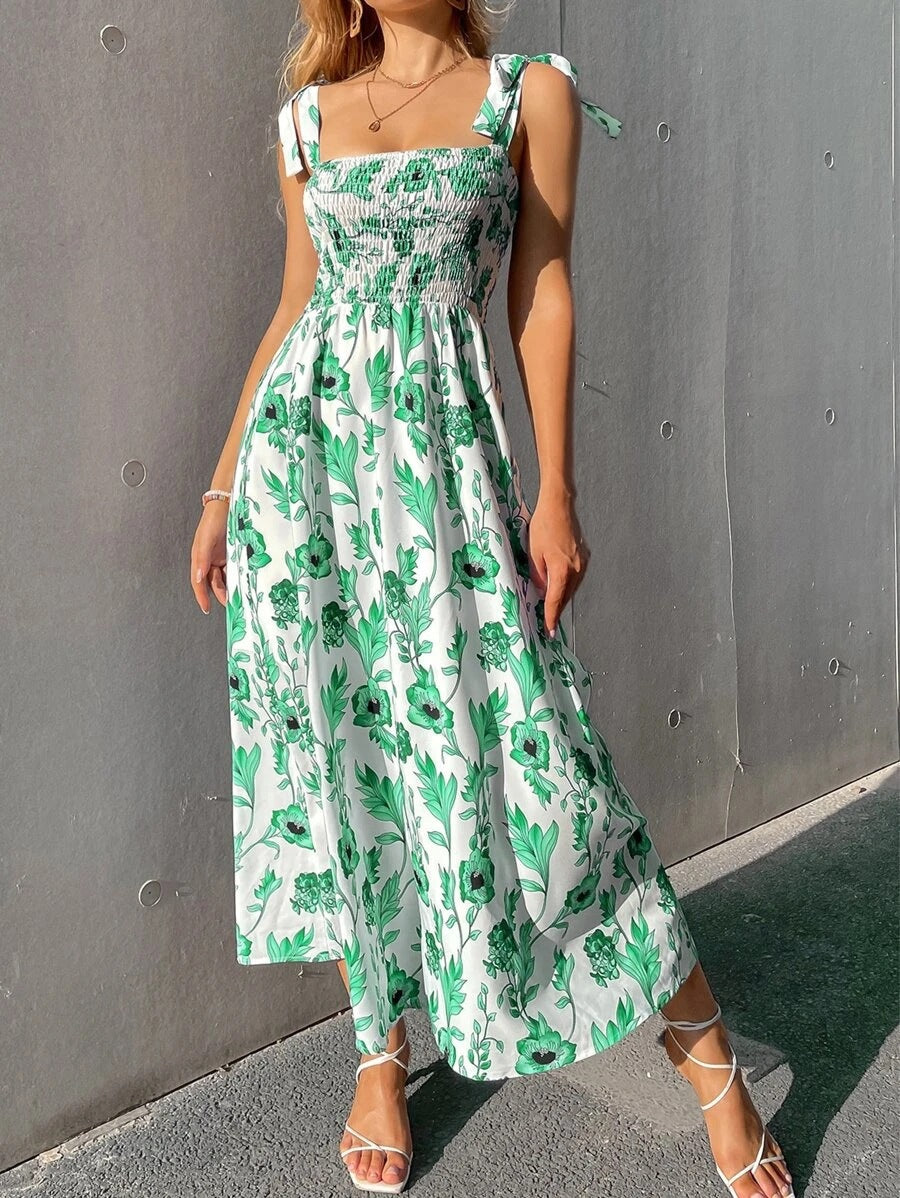 Damen Sommerliches Maxikleid Sovae