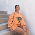 Damen sportliches Set mit kreativem Frucht-Design Sovae