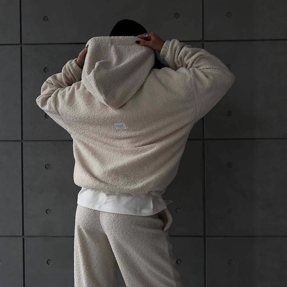 Damen weiches Fleece-Lounge-Set Sovae