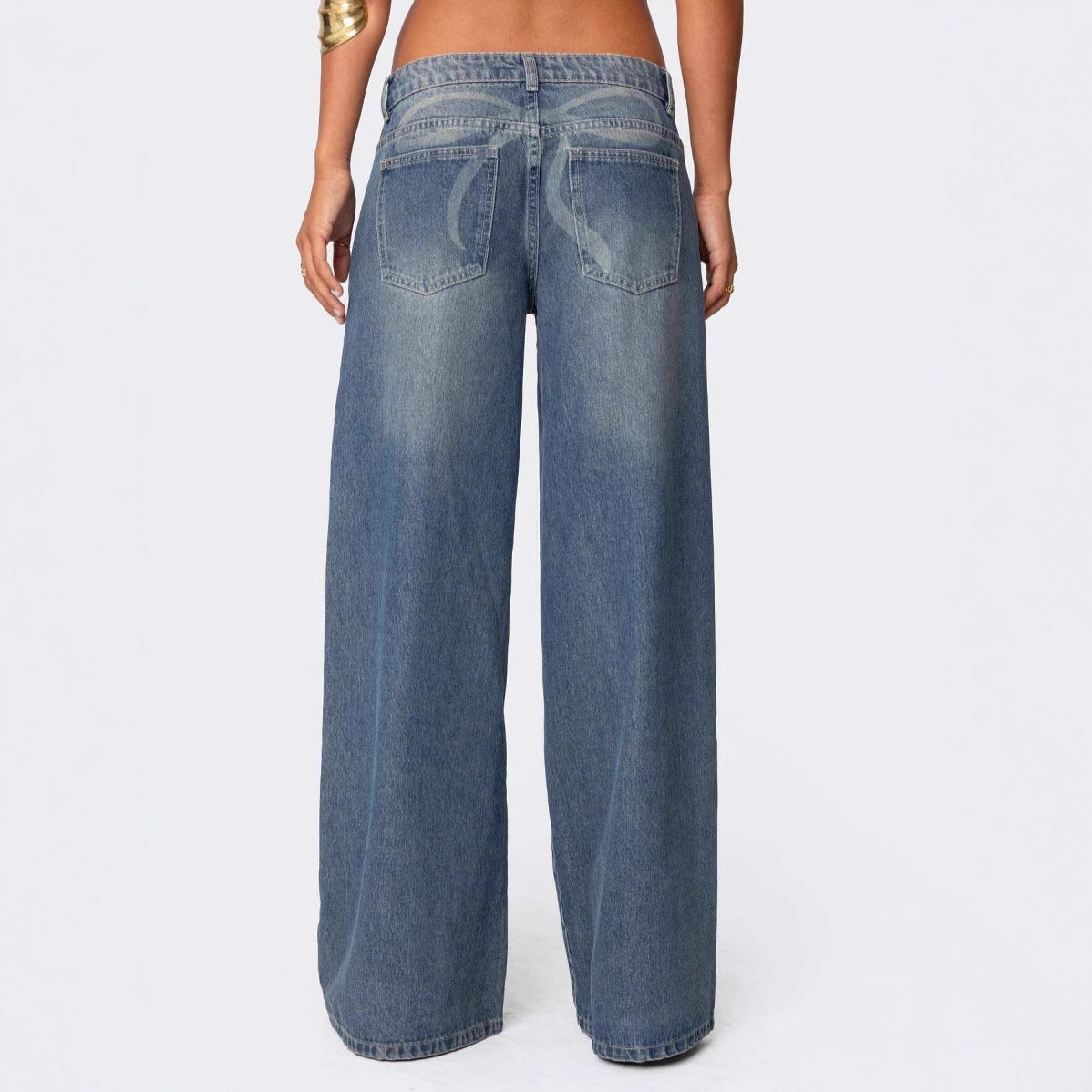 Damen Palazzo Jeans im elegant-modernen Stil Sovae
