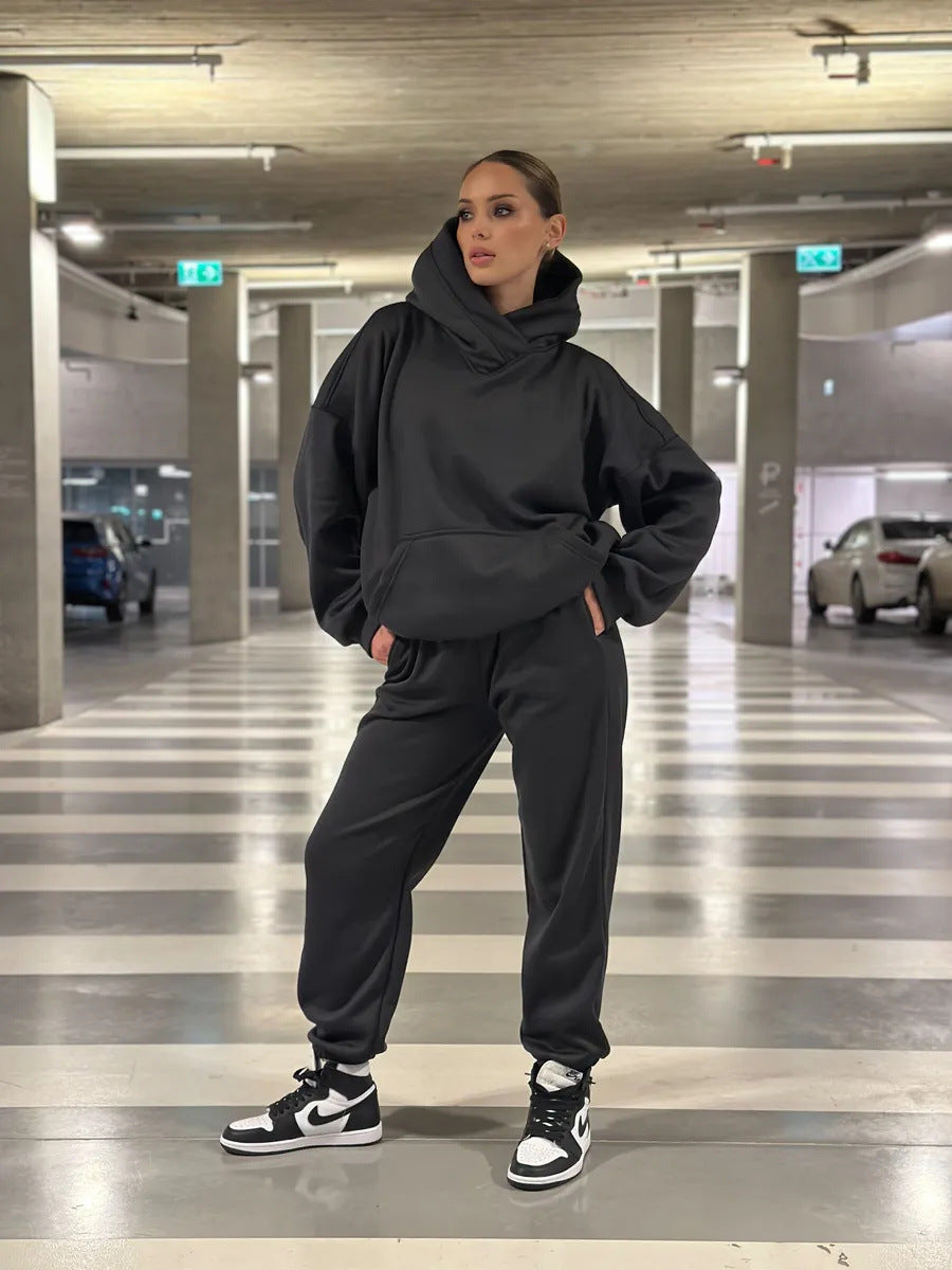 Damen Hoodies und Jogginghose Set Sovae
