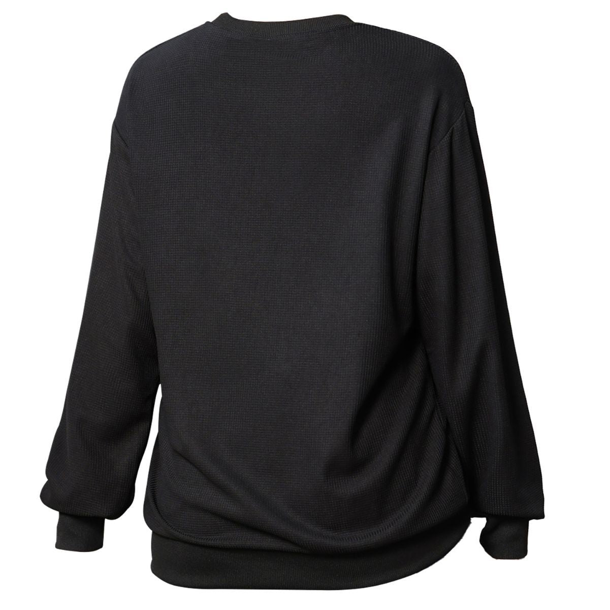 Damen lässiges Langarmshirt mit strukturiertem Stoff Sovae