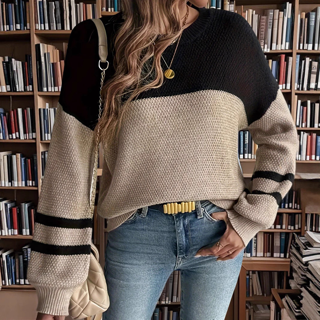 Damen hochwertiger, gestrickter Pullover Sovae