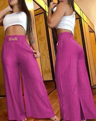 Damen weit geschnittene Sommerhose Sovae