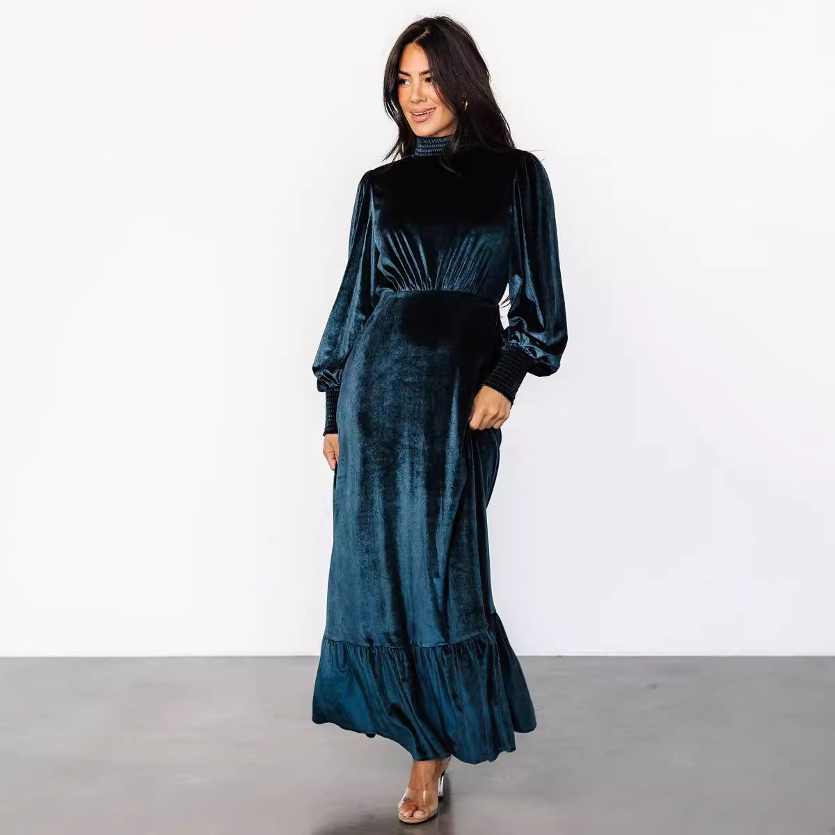 Damen Maxikleid Sovae